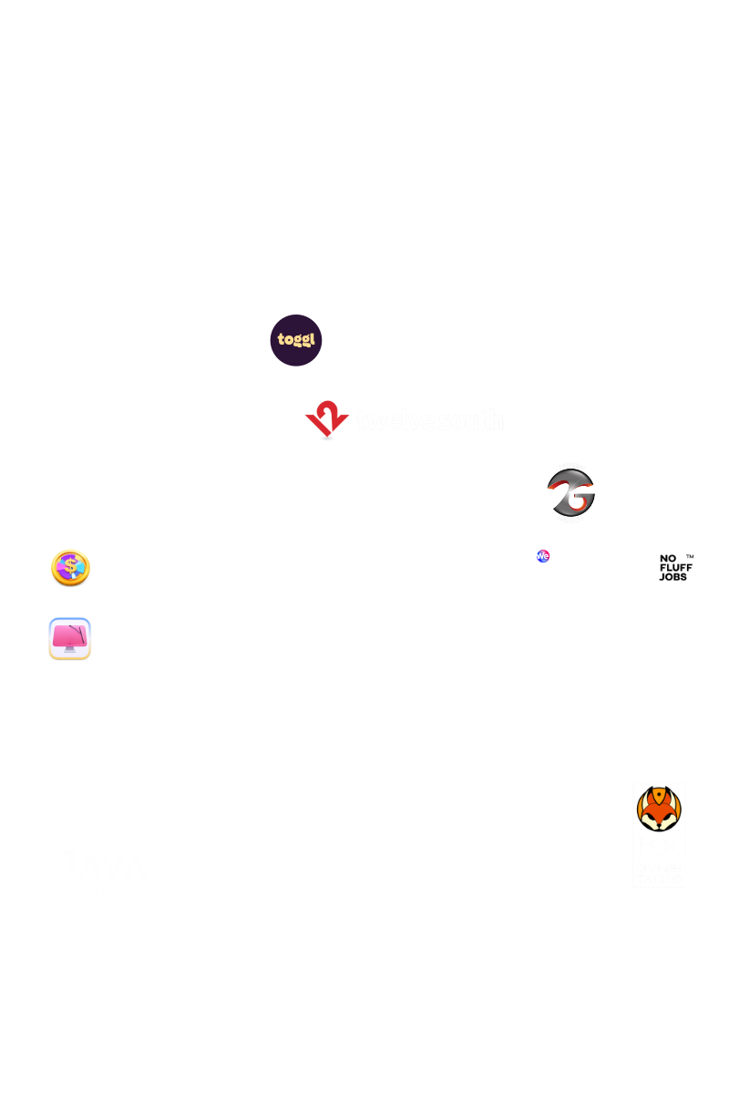 Logotypy dotychczasowych partnerów.